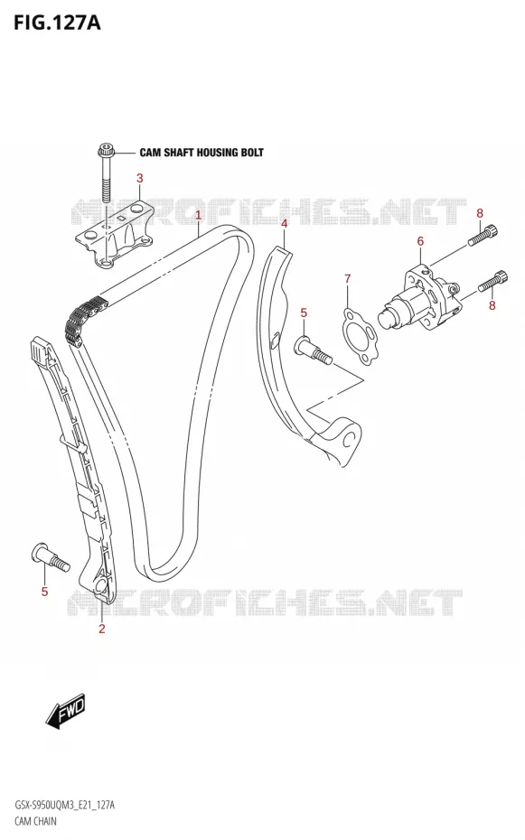 DISTRIBUTION Suzuki MOTO 950 GSX-S 2023  GSX-S950WQM3 (E21)