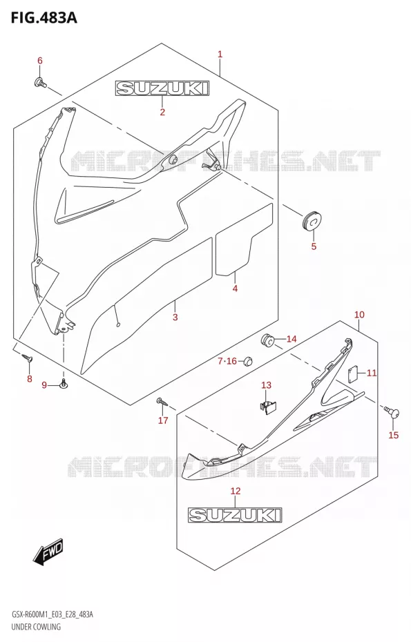 SABOT (GSX-R600Z) Suzuki MOTO 600 GSX-R 2021  GSX-R600 M1 (E03,E28,E33)