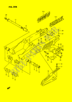 BRAS OSCILLANT ARRIERE (MODELE P/R/S/T) pour Suzuki RMX 250 1989
