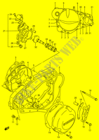CARTER POMPE A EAU (MODELE L/M/N/P/R) pour Suzuki RMX 250 1992