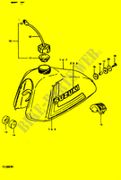 RESERVOIR D'ESSENCE (TS100ERT) pour Suzuki TS-ER 100 1996