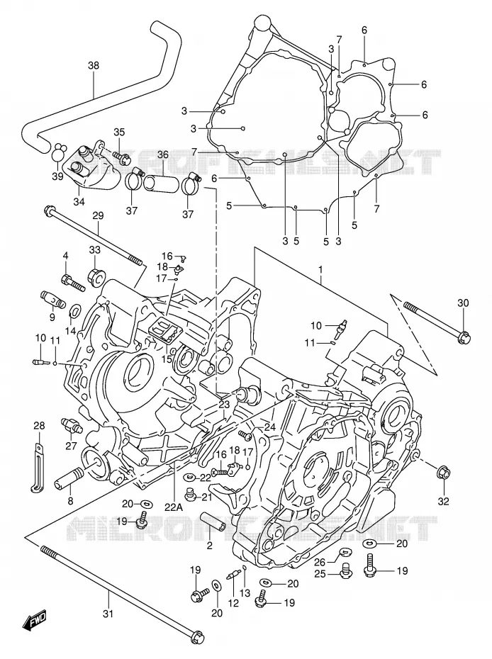 CARTER Suzuki MOTO 1000 TL-S 1999  TL1000SX(E2)