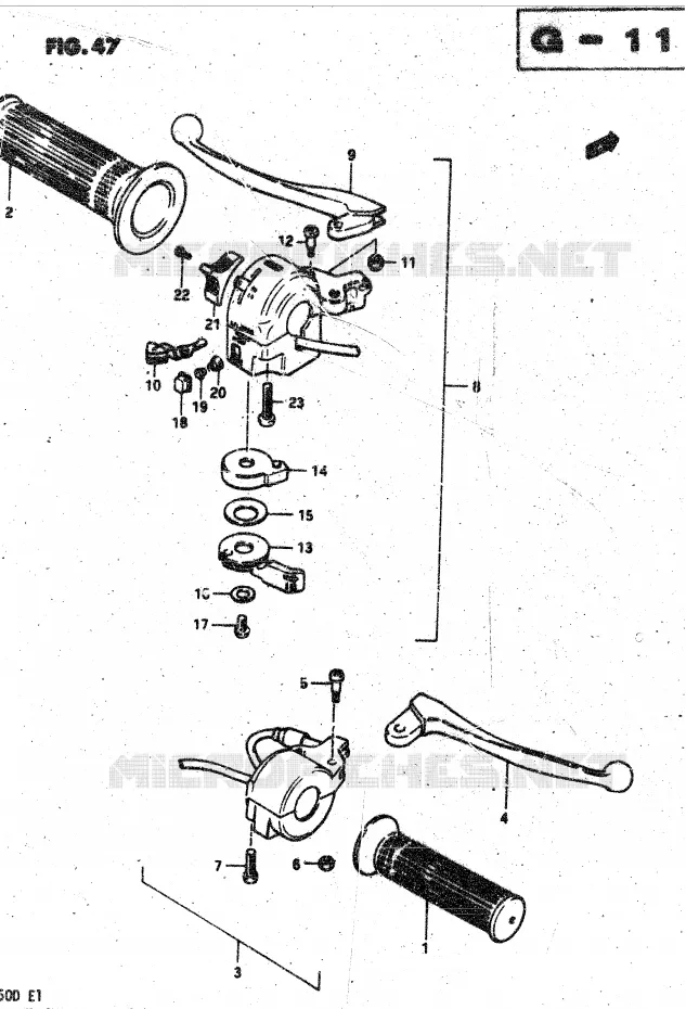 COMMODOS (E41) Suzuki MOTO 50 VAN-VAN 1983  RV50X/D(X/D)