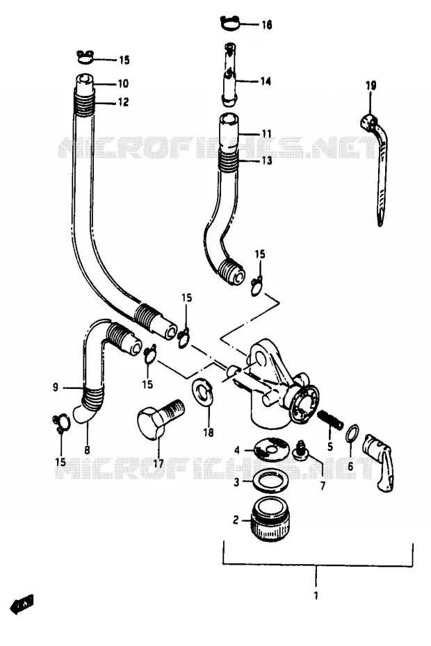 ROBINET D'ESSENCE Suzuki MOTO 50 Autres-modeles 1994  TV50R(M/R)