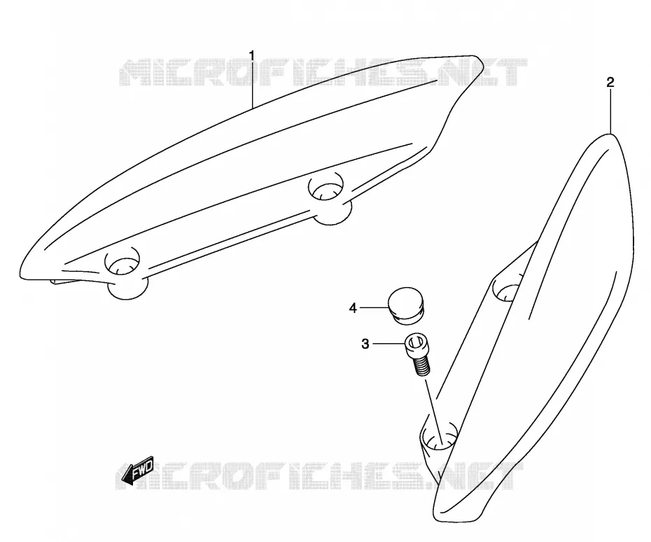 SUPPORT DOSSERET (MODELE K3) Suzuki SCOOTER 150 BURGMAN 2005  UH150K5(P19)