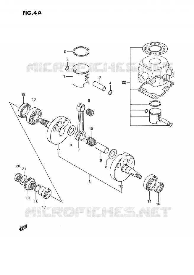 VILEBREQUIN (MODELE J) Suzuki MOTO 80 RM 1995  RM80S(E3)