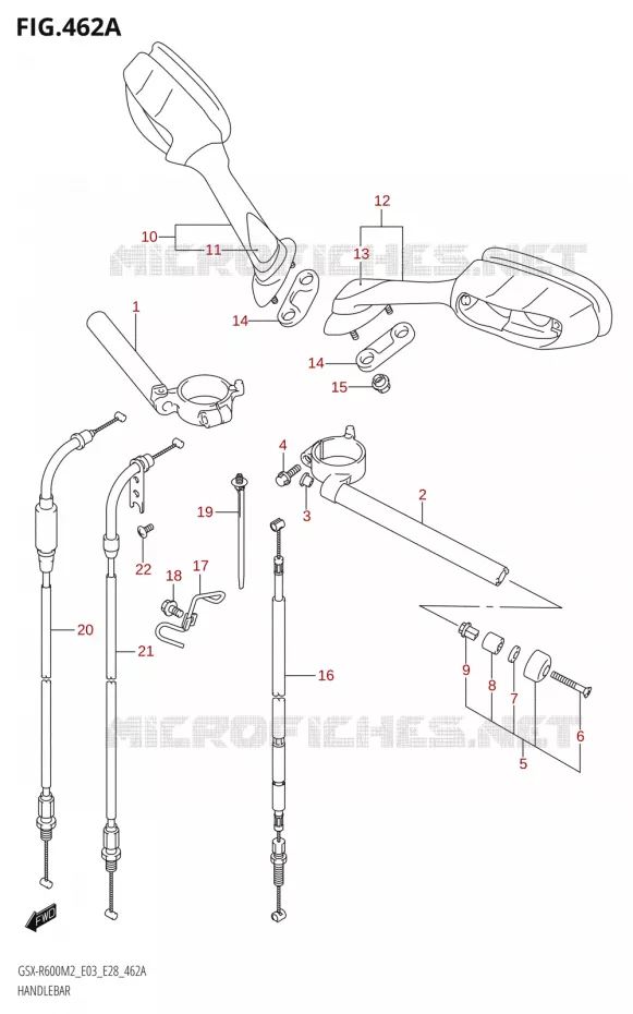 GUIDON Suzuki MOTO 600 GSX-R 2022  GSX-R600 M2 (E03,E28,E33)