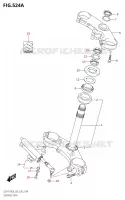 COLONNE DE DIRECTION pour Suzuki GSX-R 750 2018