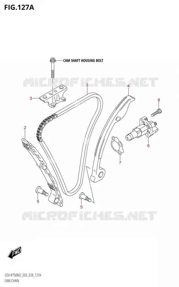 DISTRIBUTION Suzuki MOTO 750 GSX-R 2022  GSX-R750 M2 (E03,E28,E33)