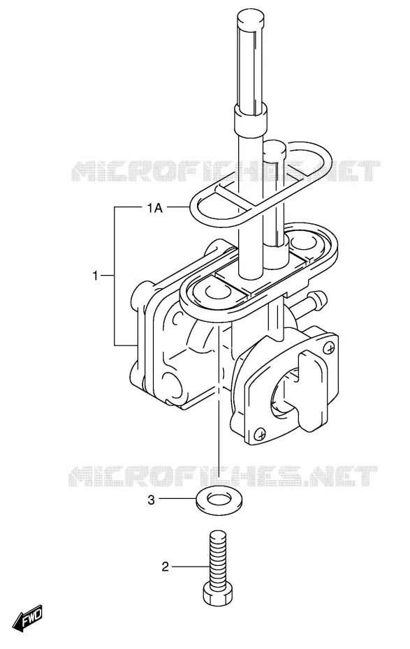 ROBINET D'ESSENCE Suzuki MOTO 125 INTRUDER 2000  VL125UY(E22)