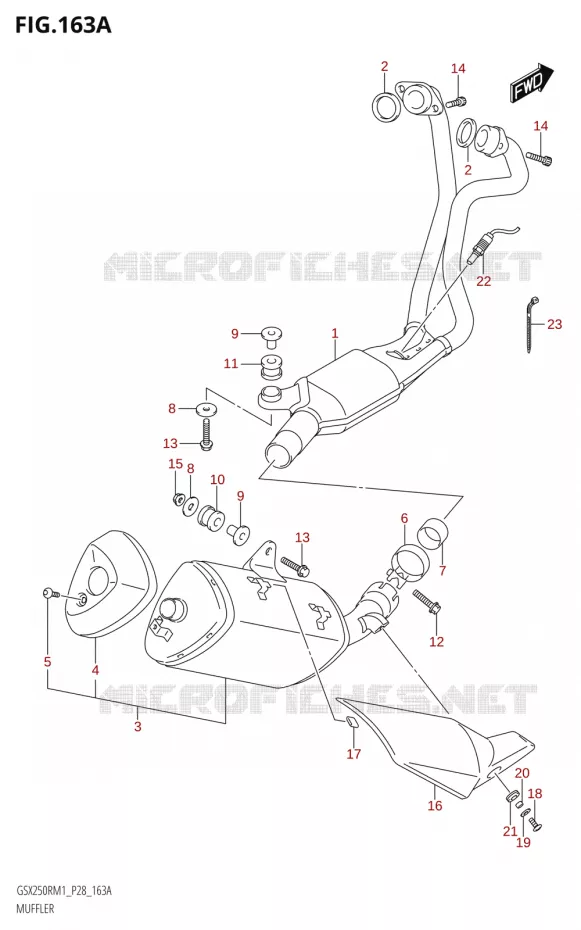 SILENCIEUX Suzuki MOTO 250 GSX-R 2021  GSX250R M1 (P28)