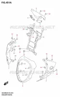 ENTOURAGE DE PHARE pour Suzuki GSX-R 250 2023