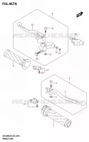 LEVIERS   POIGNEES pour Suzuki GSX-R 250 2023