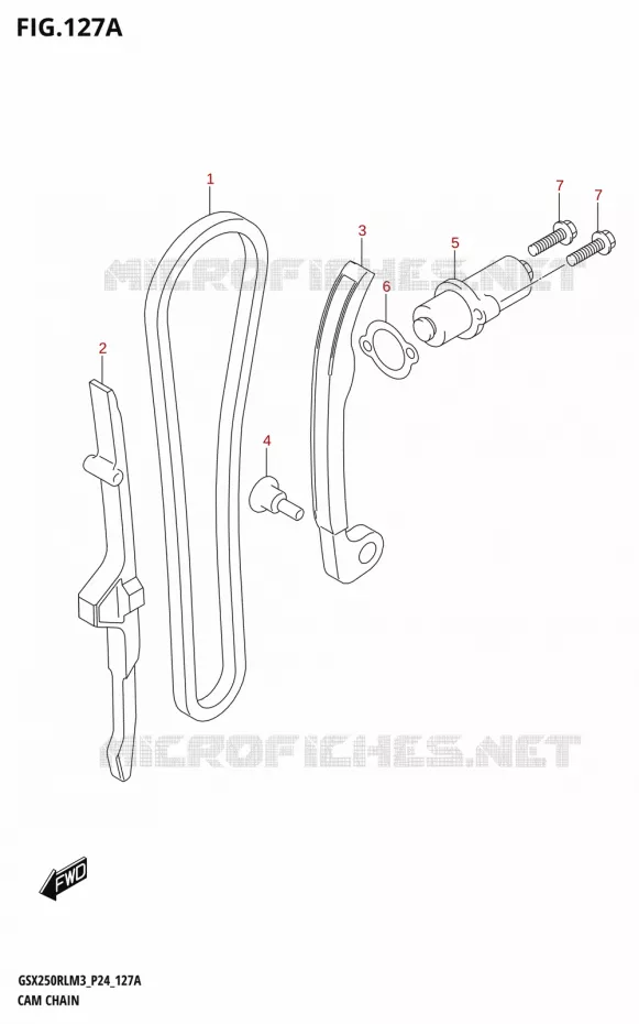 DISTRIBUTION Suzuki MOTO 250 GSX-R 2023  GSX250RL M3 (P24)