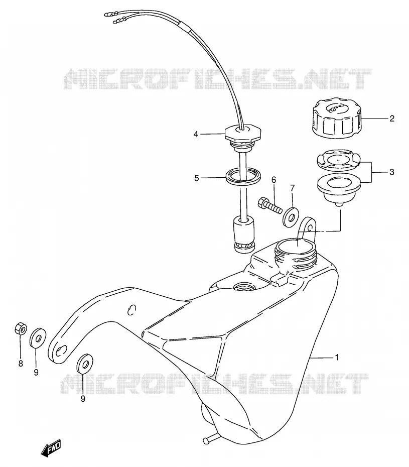 RESERVOIR D'HUILE Suzuki MOTO 50 TS-W 1984  TS50WE(E6)