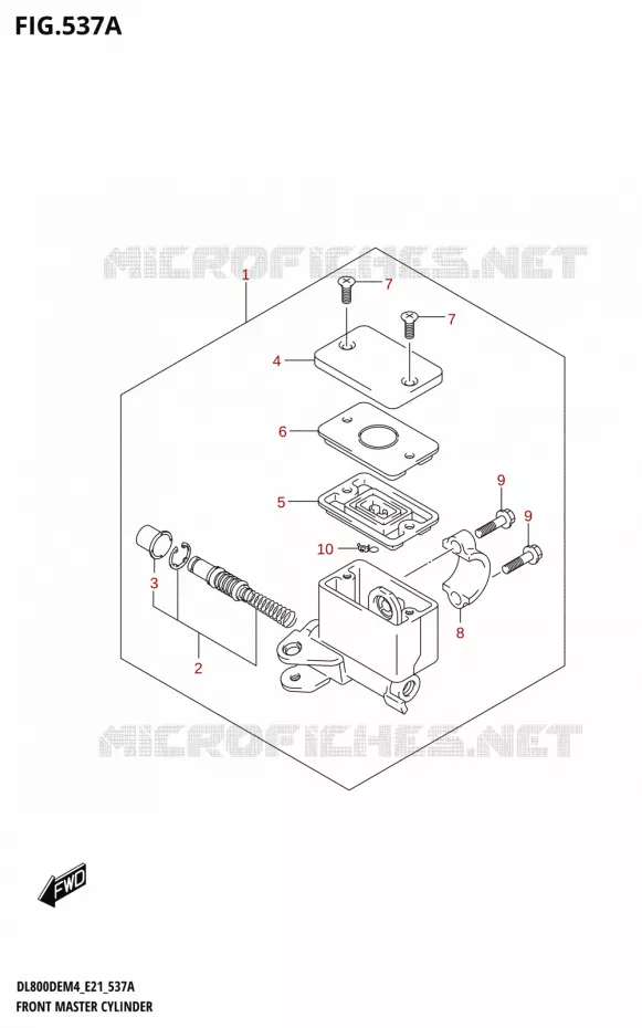 MAITRE CYLINDRE AVANT Suzuki MOTO 800 V-STROM 2024  DL800DEUC M4 (E21)