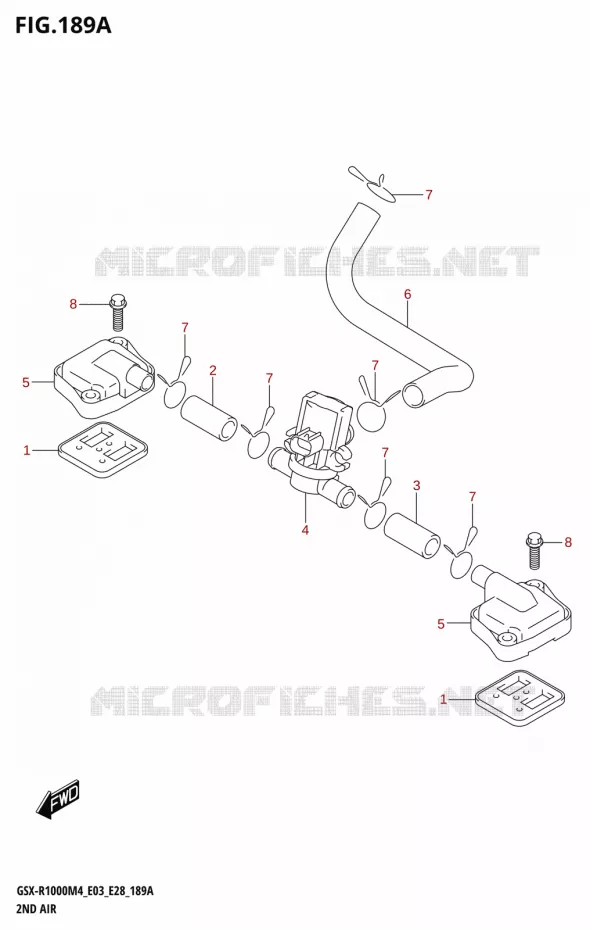 SYSTEME RECYCLAGE GAZ ECHAPPEMENT Suzuki MOTO 1000 GSX-R 2024  GSX-R1000A M4 E03 E28 E33