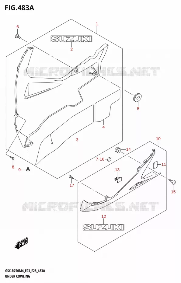 SABOT (GSX-R750) Suzuki MOTO 750 GSX-R 2024  GSX-R750 M4 (E03,E28,E33)