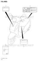 ETIQUETTE pour Suzuki ACCESS 125 2021