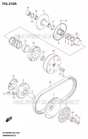 TRANSMISSION (1) pour Suzuki ACCESS 125 2023