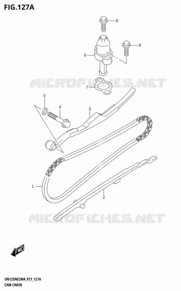 DISTRIBUTION Suzuki SCOOTER 125 AVENIS 2024  UN125NE M4 (P21)