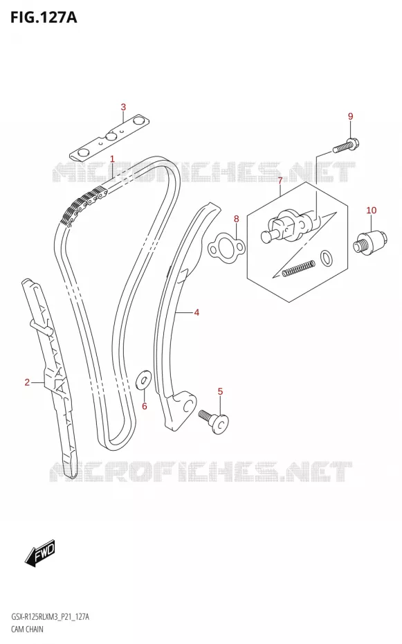 DISTRIBUTION Suzuki MOTO 125 GSX-R 2023  GSX-R125RLX M3 (P21)