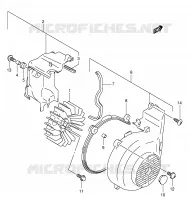 VENTILATEUR DE REFROIDISSEMENT pour Suzuki UE 150 2001