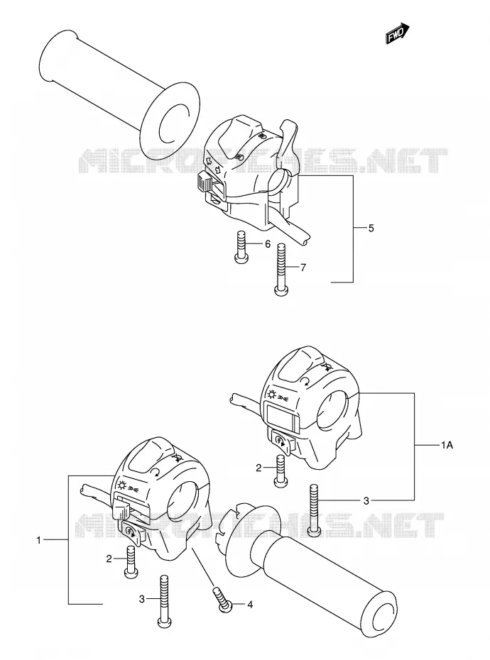 COMMODOS (MODELE Y/K1/K2) Suzuki MOTO 250 INTRUDER 2004  VL250K4(E2)