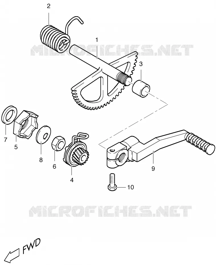 KICK Suzuki SCOOTER 50 ESTILETE 2000  UF50ZY