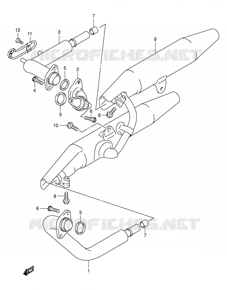 SILENCIEUX Suzuki MOTO 250 INTRUDER 2003  VL250K3(E2)