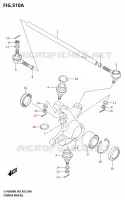 BIELLETTES DE DIRECTION   MOYEU pour Suzuki KINGQUAD 500 2025