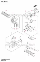 LEVIERS   POIGNEES (LT A500X) pour Suzuki KINGQUAD 500 2025