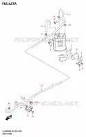 SYSTÈME DE RECYCLAGE VAPEURS CARBURANT (P33) pour Suzuki KINGQUAD 500 2025