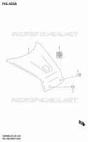 COUVRE RESERVOIR pour Suzuki GSX 800 2025