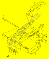 BRAS OSCILLANT ARRIERE (MODELE K/L) pour Suzuki TS-R 125 1990