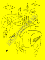 CARENAGES ARRIERE (MODELE W) pour Suzuki INTRUDER 1500 2002