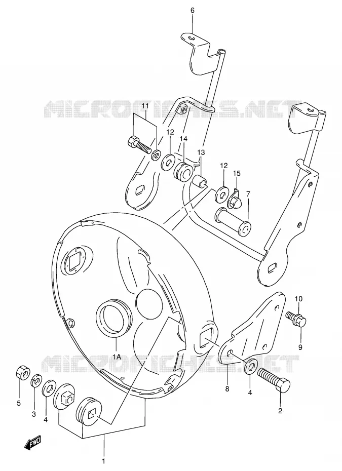 BOL DE PHARE (MODELE L/M/N/P) Suzuki MOTO 800 VX 1996  VX800T(E4)
