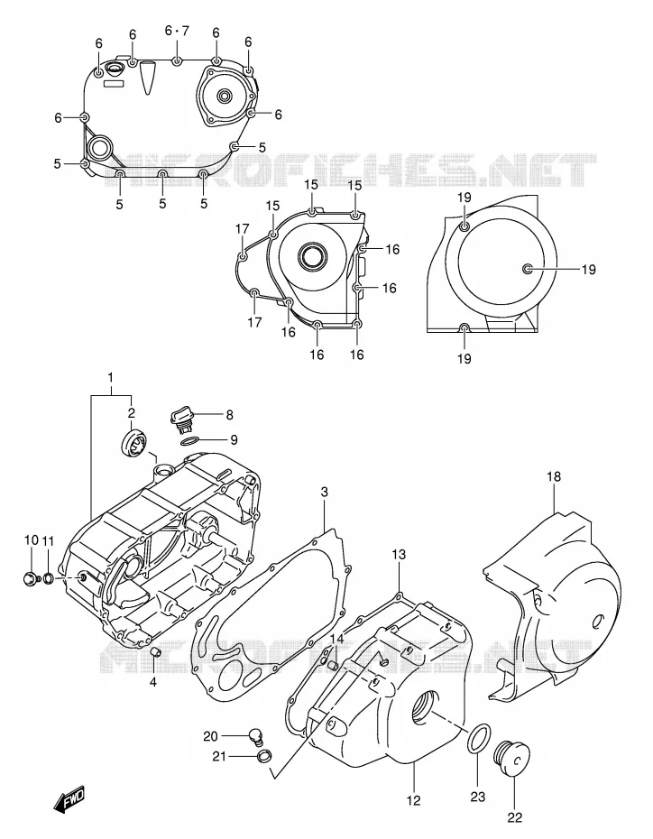 CARTER Suzuki MOTO 125 INTRUDER 2000  VL125Y(E2)
