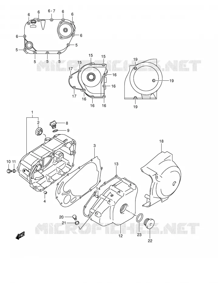 CARTER Suzuki MOTO 250 INTRUDER 2004  VL250K4(E2)