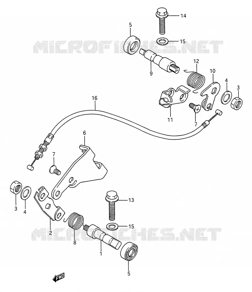  DECOMPRESSEUR Suzuki MOTO 1400 INTRUDER 1992  VS1400GLFN(E28)
