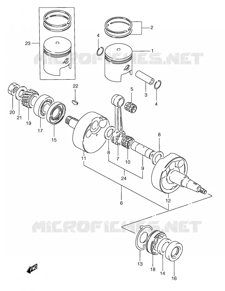VILEBREQUIN Suzuki MOTO 185 TS-ER 2000  TS185ERY(E1)