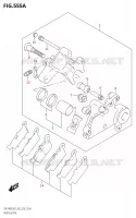ETRIER DE FREIN ARRIERE (DR Z400S:M3:E03) pour Suzuki DR-Z 400 2023