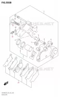 ETRIER DE FREIN ARRIERE (DR Z400S:M3:E28) pour Suzuki DR-Z 400 2023