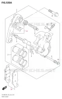 ETRIER DE FREIN AVANT (DR Z400S:M3:E03) pour Suzuki DR-Z 400 2023