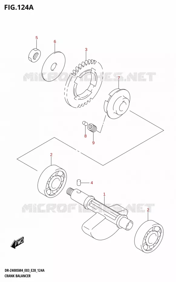 BALANCIER Suzuki MOTO 400 DR-Z 2024  DR-Z400S 2024 M4