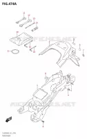 GARDE BOUE ARRIERE pour Suzuki V-STROM 650 2023