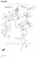 RESERVOIR D'ESSENCE (DL650XAUE:M4:E21) pour Suzuki V-STROM 650 2024