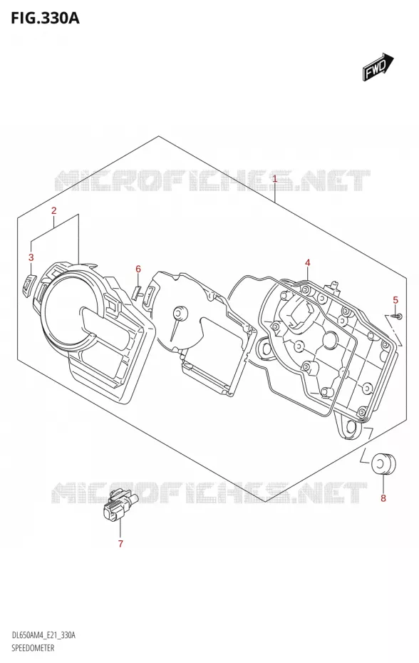 COMPTEUR Suzuki MOTO 650 V-STROM 2024  DL650AM4