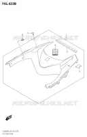 COUVRE RESERVOIR (DL650A:M4:E28) pour Suzuki V-STROM 650 2024