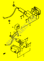 CLIGNOTANTS (MODELE R) pour Suzuki DR 650 1992